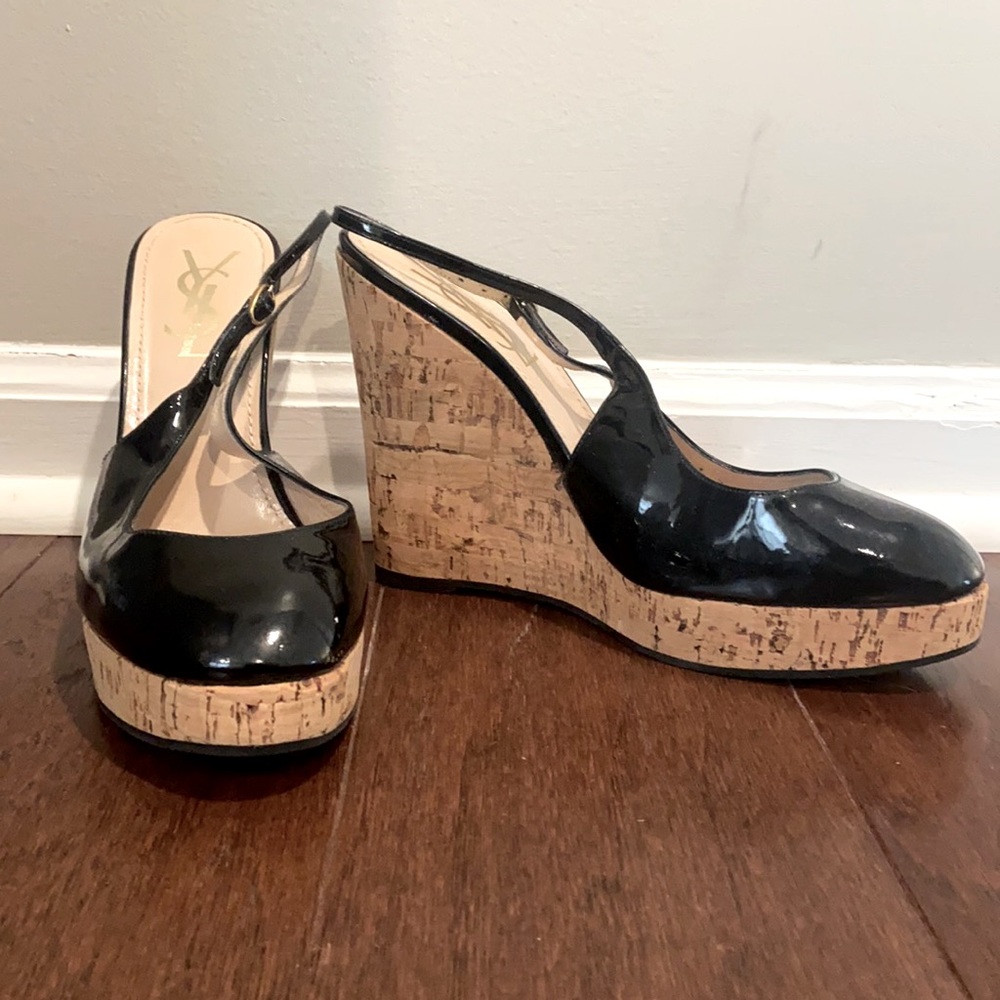 YSL wedge sandal size 38